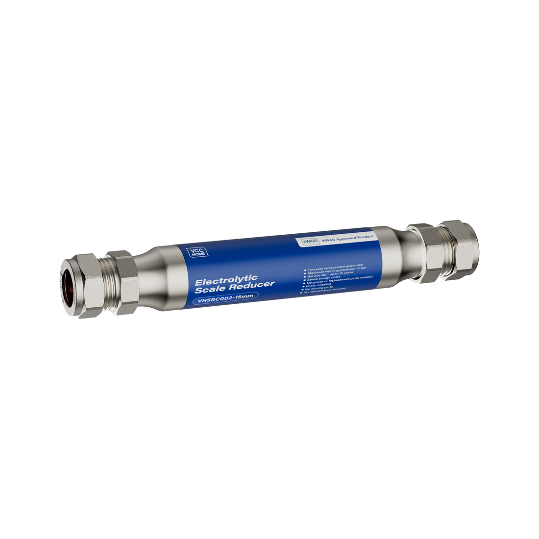 INHIBITOR for Central Heating Boiler Systems-VHSRC002-15mm  Electrolytic Scale Reducer - VCC Home